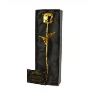 Trandafir placat cu aur 24k