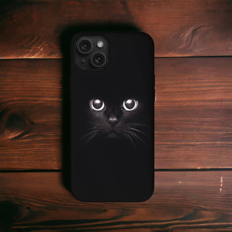 husa animal print pisica