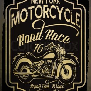 Poster Cursa moto din New York
