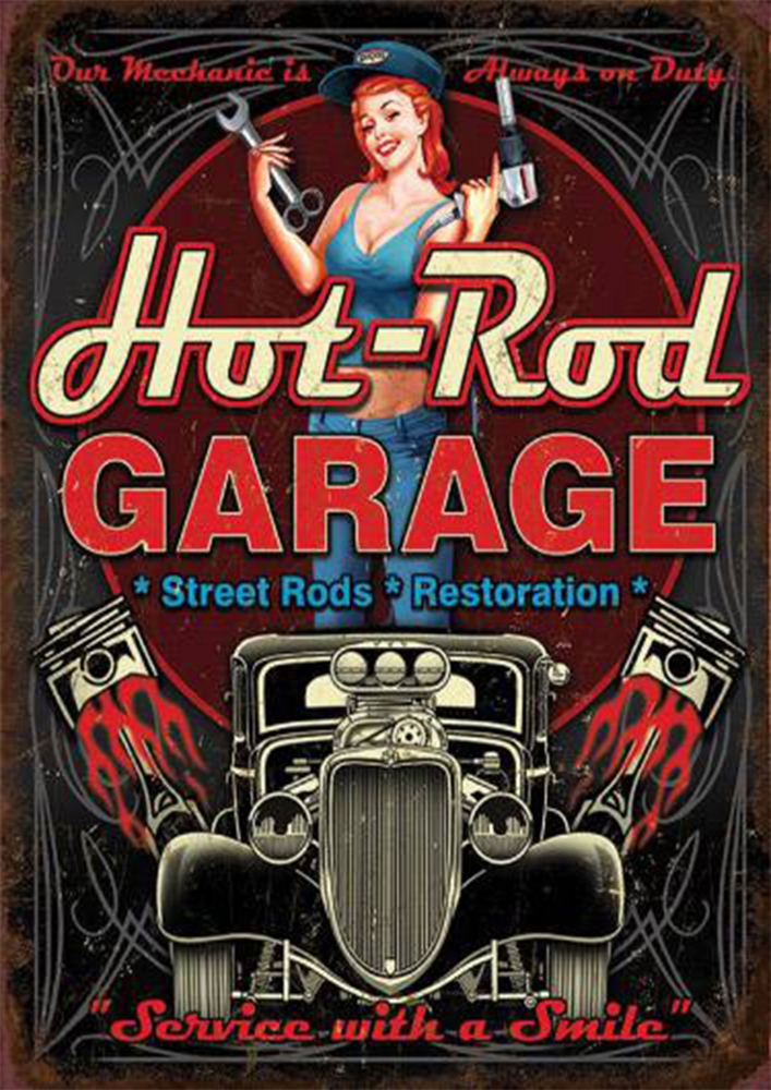 Poster Hot Rod Garage