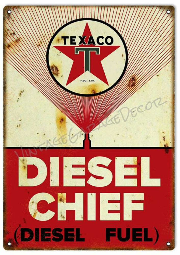 Poster Motorină Texaco