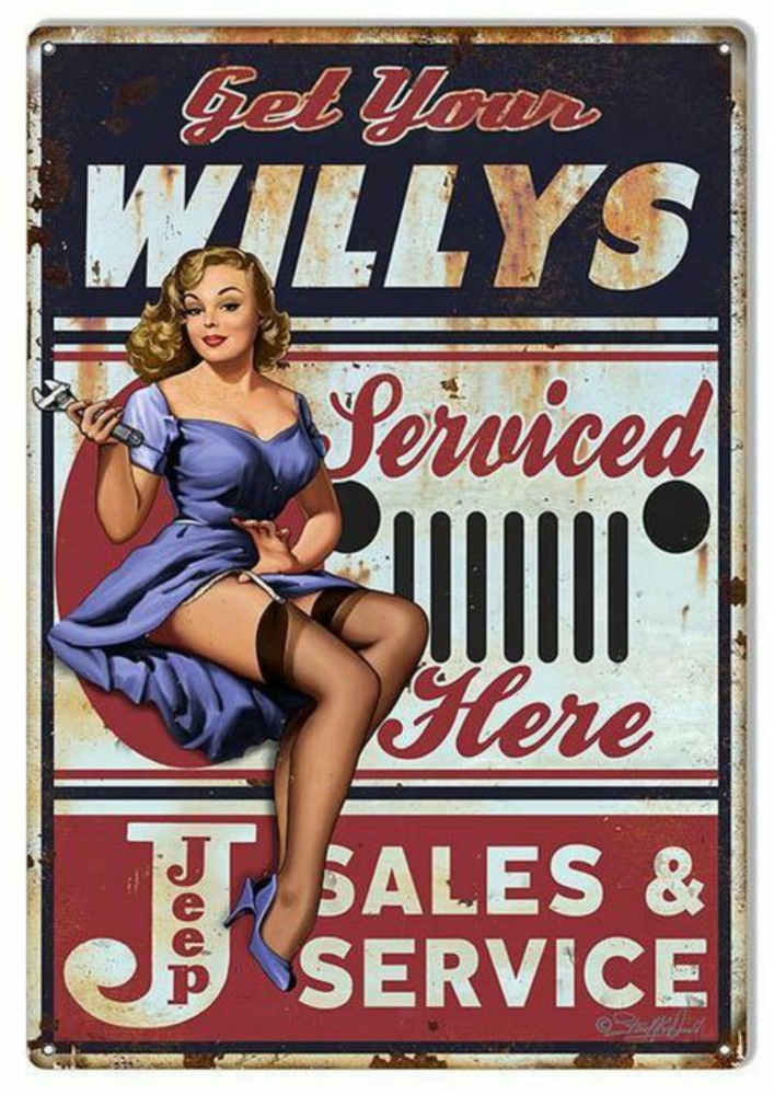 Poster Reparații auto Willys