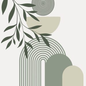 Poster Echilibru organic și geometric