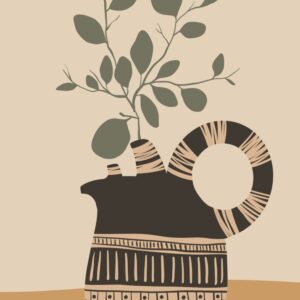 Poster Ulcior decorat cu motive