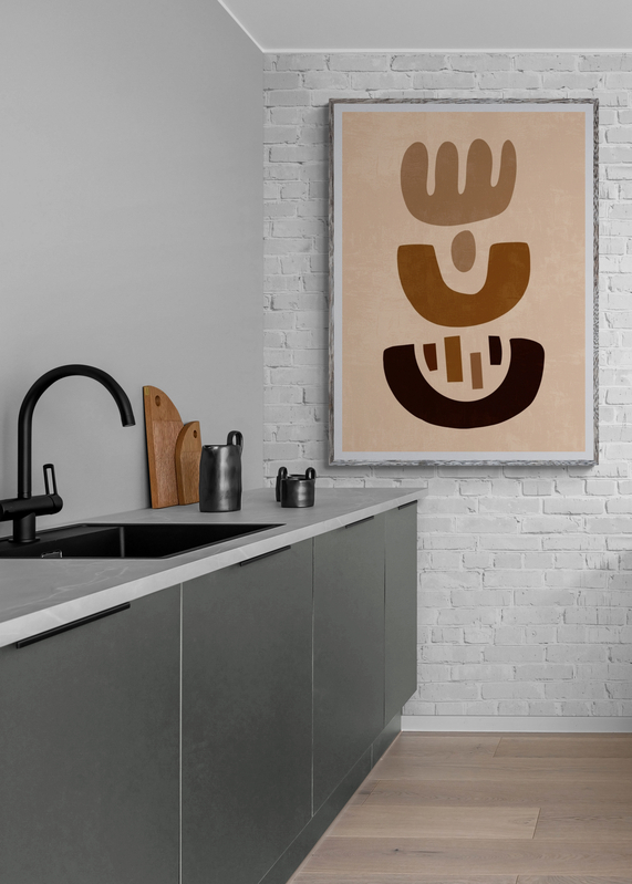 Mockup Poster Simboluri pe vertical
