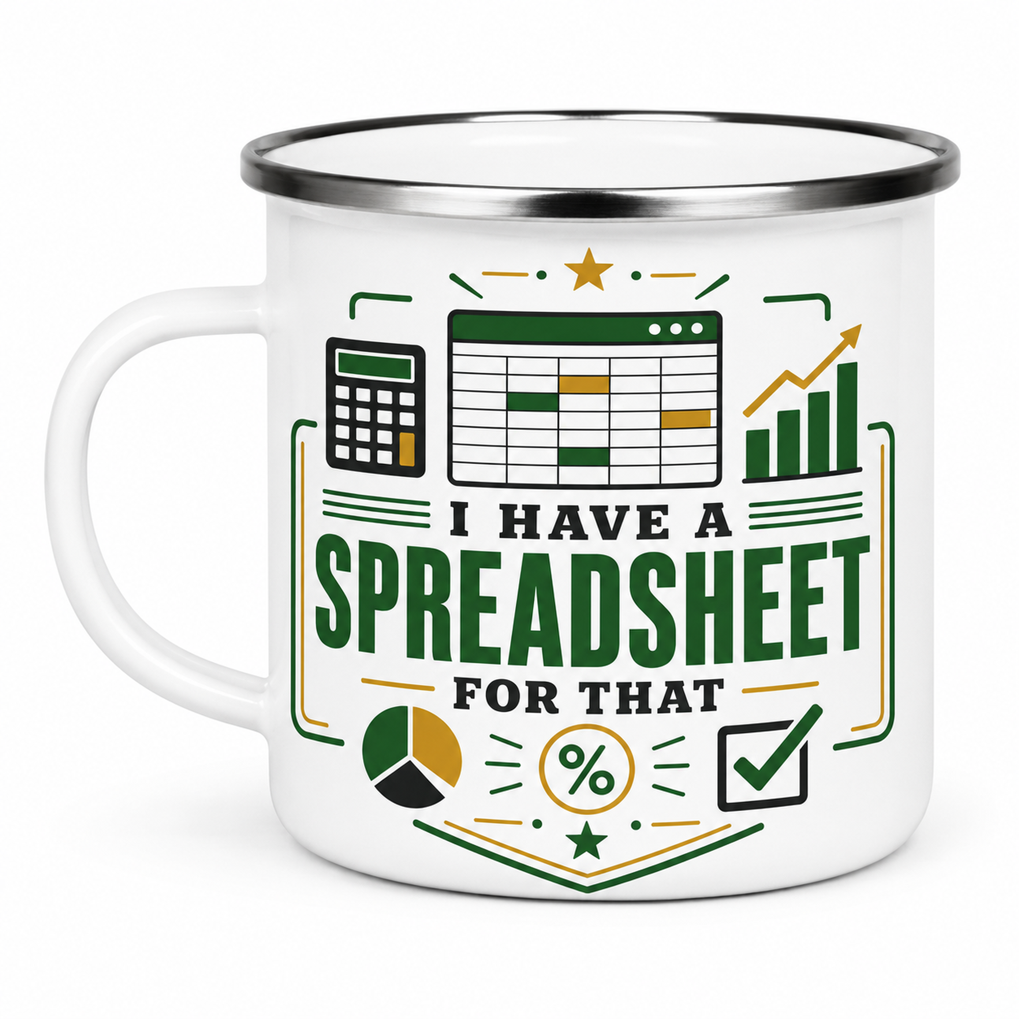 I Have a Spreadsheet for That – cană emailată cu mesaj