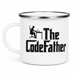 The CodeFather – cană emailată cu mesaj amuzant