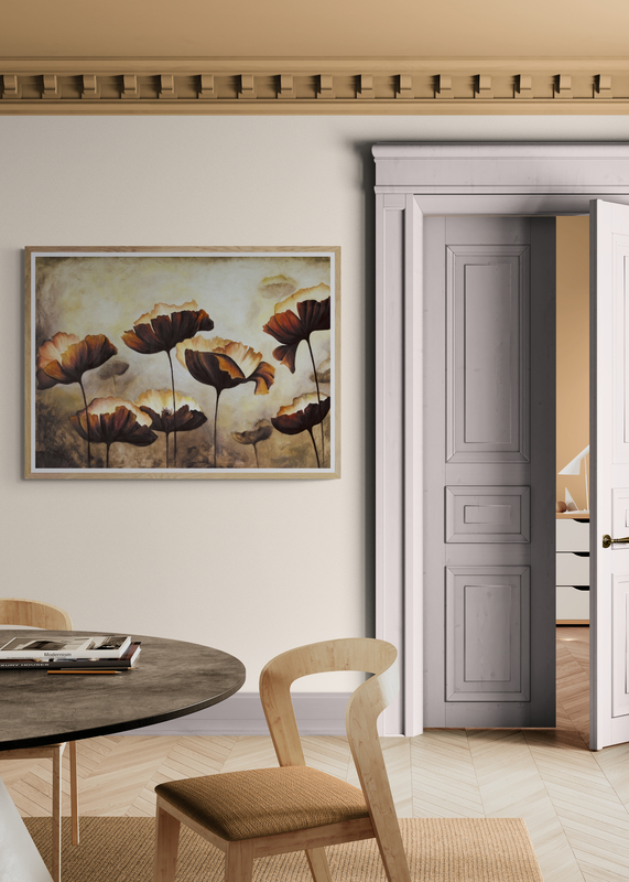 Mockup Poster Maci în lumina apusului