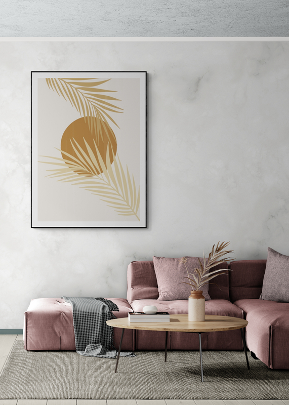 Poster Frunze sub soare cald - imagine 2