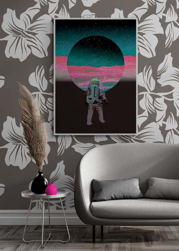 Mockup Poster Exploratorul cosmic
