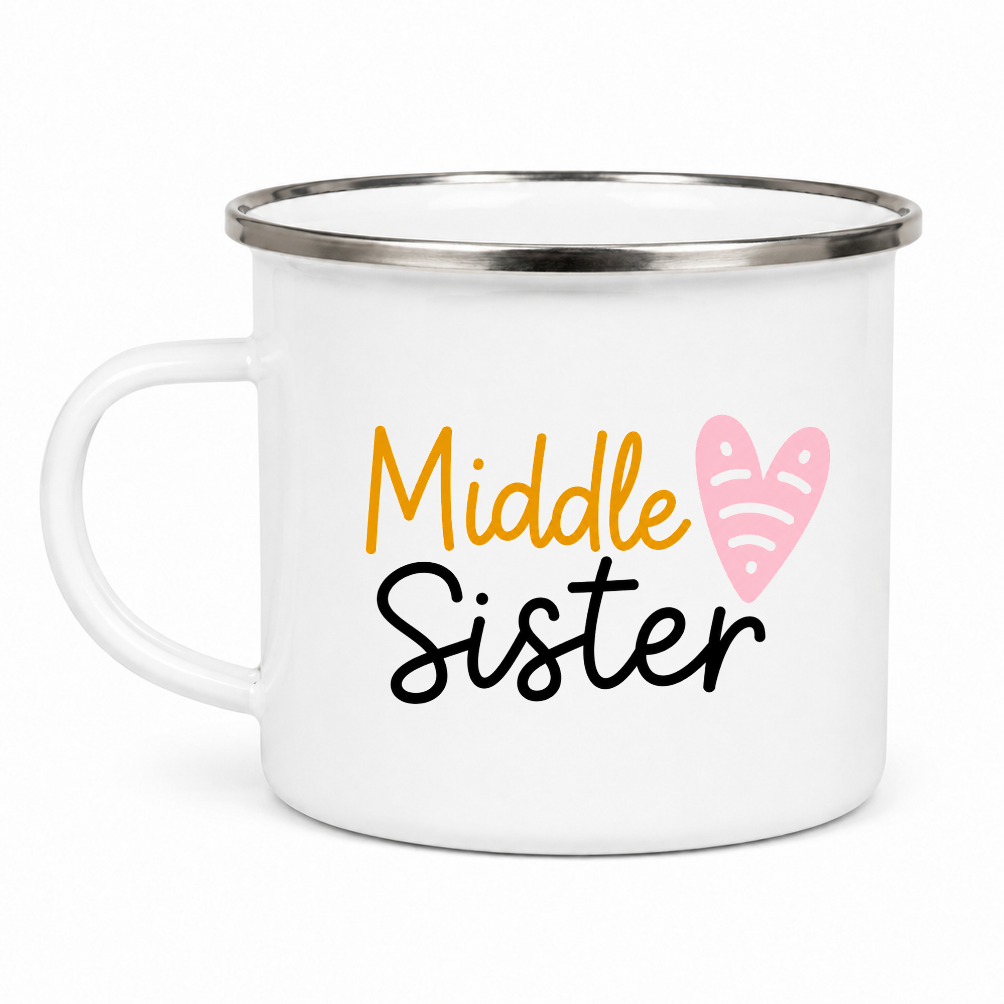 Middle Sister – cană emailată cu mesaj