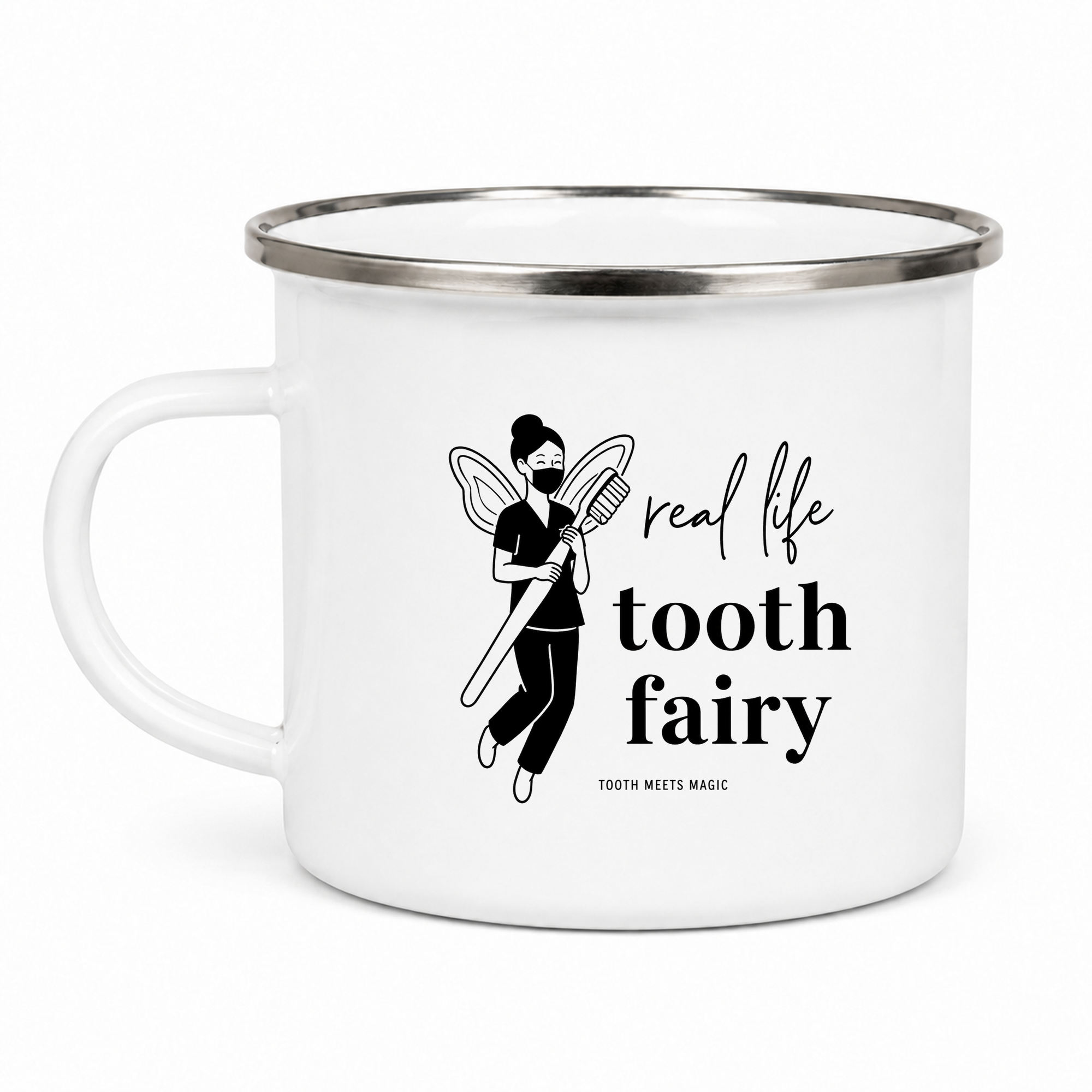 Real life tooth fairy – cană emailată cu mesaj
