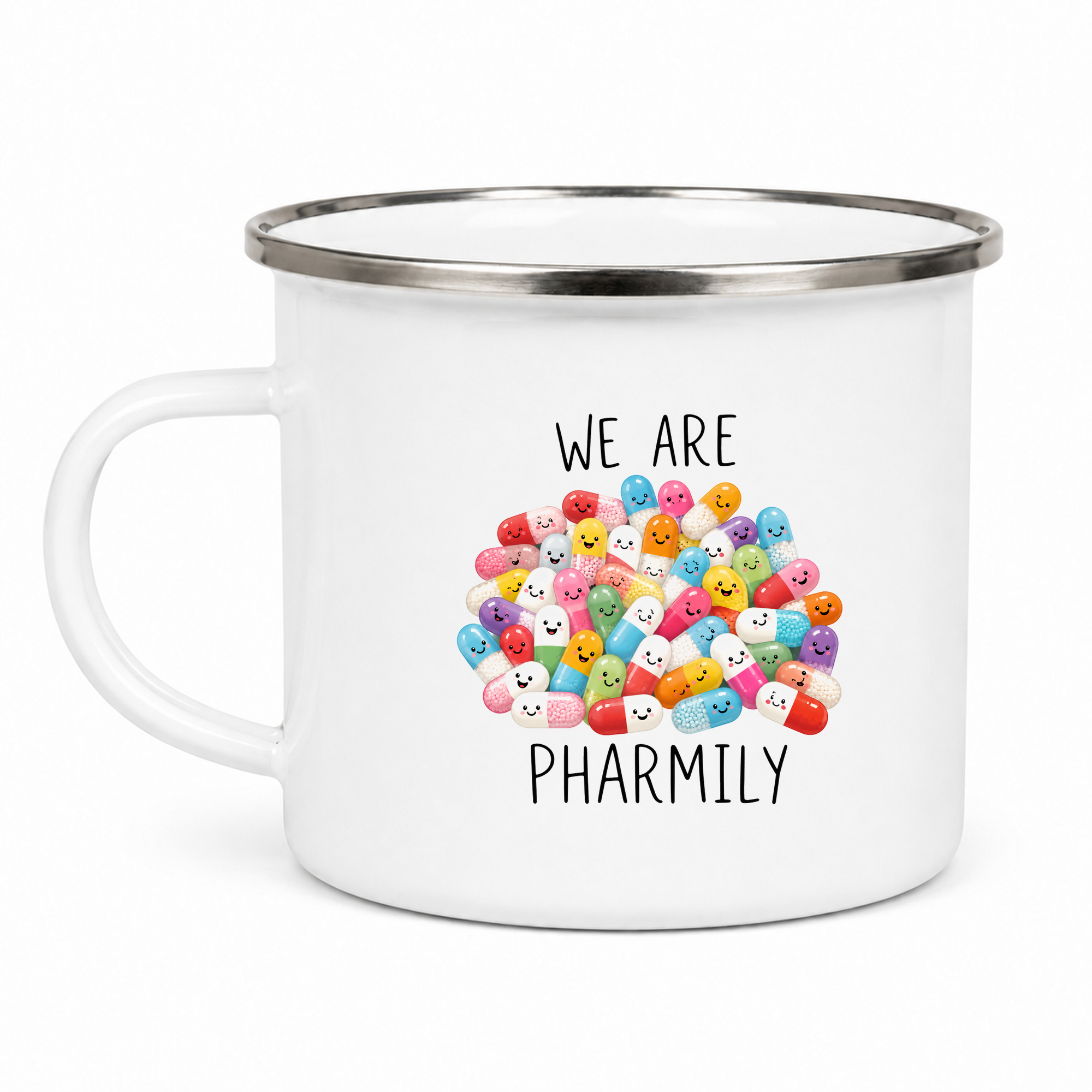 We are Pharmily – cană emailată cu mesaj