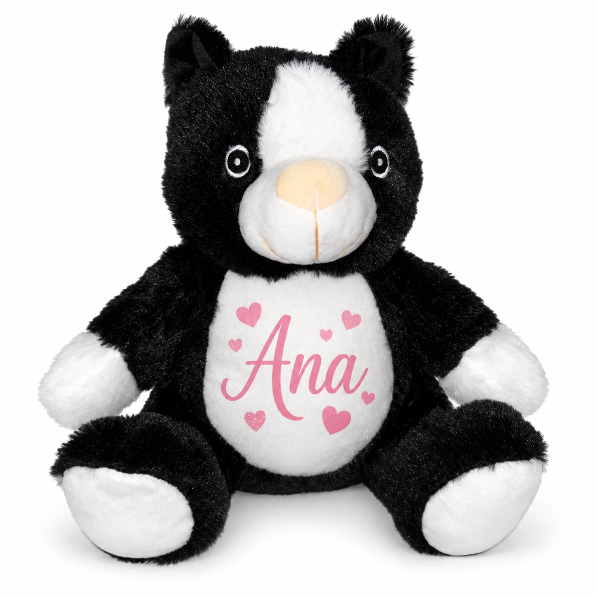 Pisică de pluș personalizată – 25 cm