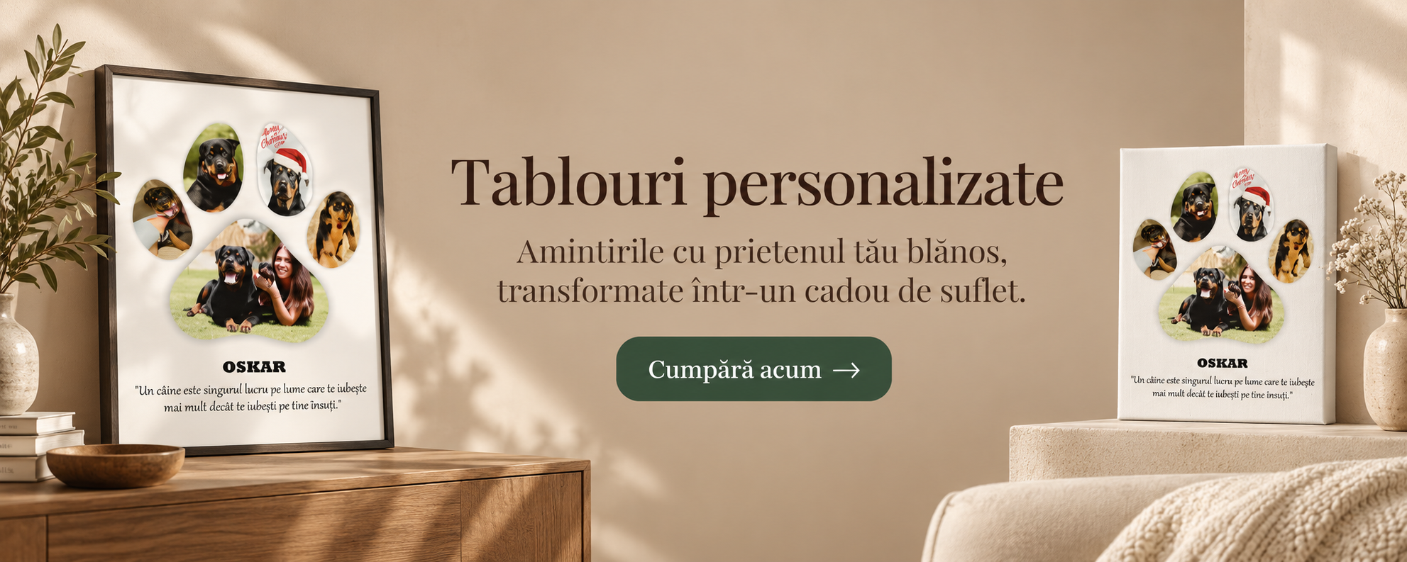Tablouri personalizate cu fotografii – un cadou de suflet